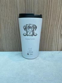 Coffee Thermos Cane Corso White